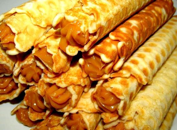 Вафельные трубочки со сгущёнкой рецепт с фото Вафельные трубочки со сгущёнкой рецепт с фото